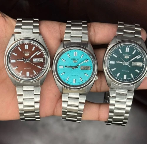 Lot Of Seiko 5 Automatic 7009 Movement Vintage Day/Date 17 Jewel