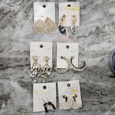 a new day Women's Earrings 6 Pair NWT Nickle Free