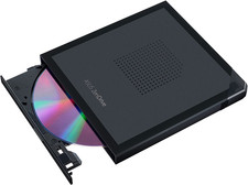 ASUS Zendrive V1M External DVD Drive and Writer with Built-In Cable-Storage Desi