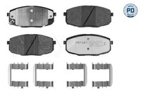 Meyle Bremsbelagsatz, Scheibenbremse MEYLE-PD: Advanced Perform 025 239 6617/PD