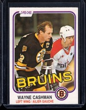 1981 O-Pee-Chee #11 Wayne Cashman Near Mint + , Free Shipping