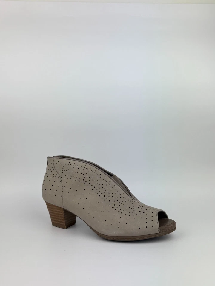 Earth Quebec Women's Suede Leather Open Toe Booties Multiple Colours Size 39, 40 - image 2 of 4