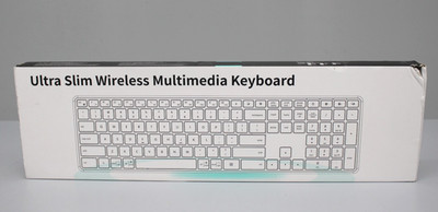 Bnnwa K925 Kabellose Multimedia-Tastatur Bluetooth QWERTZ Deutsch Schwarz/Grau