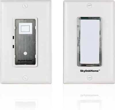 SK-8 Wireless DIY 3-Way On Off Anywhere Lighting Home Control Wall White 