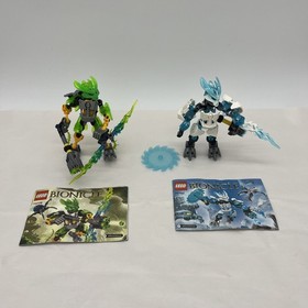 LEGO Bionicle 70782 Protector of Ice & Protector of Jungle 70778, Incomplete