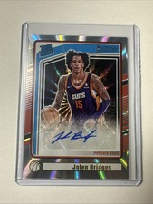 2024-25 Panini Donruss Rated Rookie Signatures Jalen Bridges #288 #47/99 