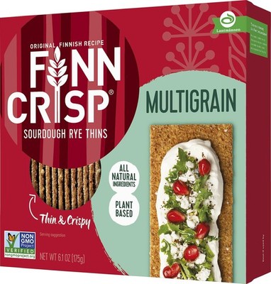 Finn Crisps Multigrain Crispbread 6.1oz | Thin, 6.1 Ounce (Pack of 1),
