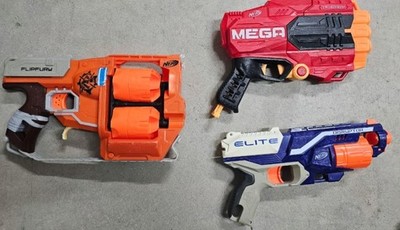 Nerf Guns Set of 3