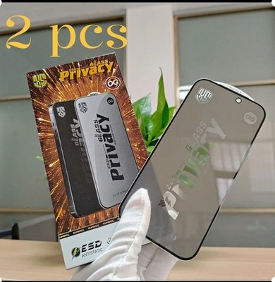 17 Pro Max 9D Anti Scratch Privacy Glass 2 Pieces 