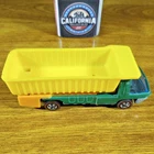 Hot Wheels The Heavyweights Redline Dump Truck Spectraflame Green Hong Kong 1970