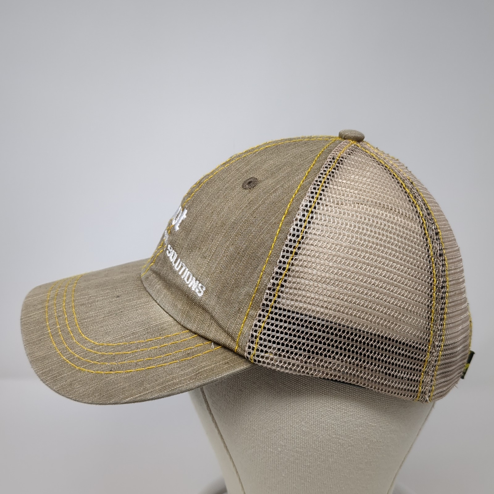 Simplot Grower Solutions Trucker Cap Beige One Si… - image 3