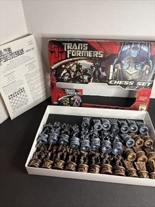 Parker Brothers: Hasbro Transformers Movie Chess Set, USED (100% Complete)