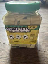 Letter Tiles Learning Set Over 200 Pieces Number tiles By Learning Playground