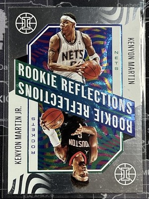 2020-21 Panini Illusions Kenyon Martin Jr & Kenyon Martin Rookie Reflections #21