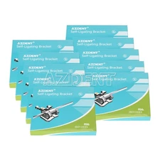 AZDENT Dental Orthodontic Self Ligating Bracket Roth MBT 022 Hooks 345 with Tool