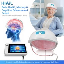 Pantalla Táctil 810nm Cerebro PBM Casco Infrarrojo LED Terapia para Parkinson Insomnio