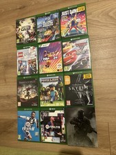 Xbox One Game Bundle – 12 Games – Skyrim, Minecraft, Planet Coaster, LEGO, CoD