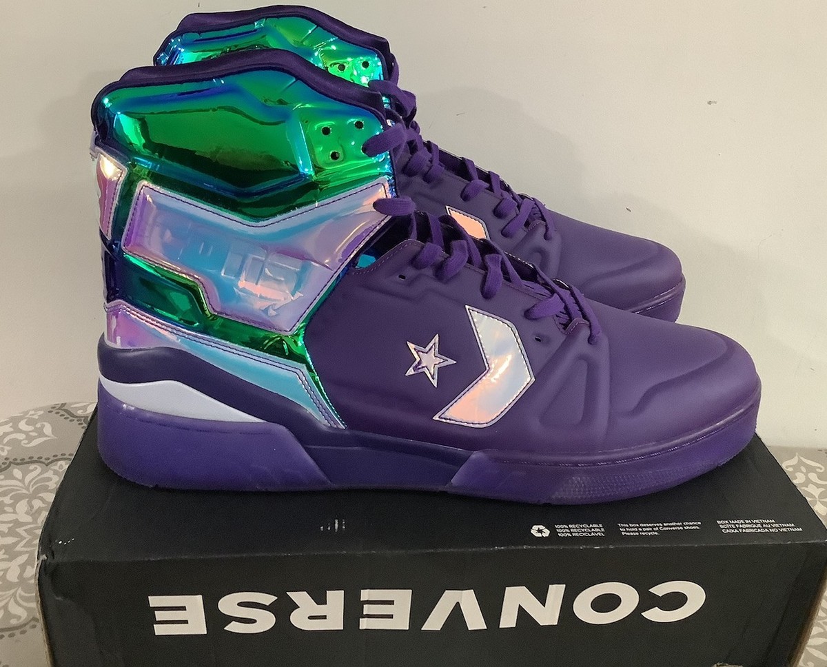 Converse ERX Impress Mens Size 18 High Top Iridescent Court Purple