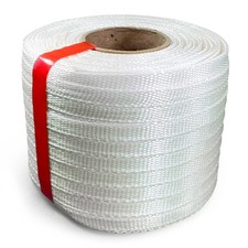 Woven Cord Strapping Roll 1/2" x 1500', 6" x 3" Core Size, 650 lbs Break Stre...