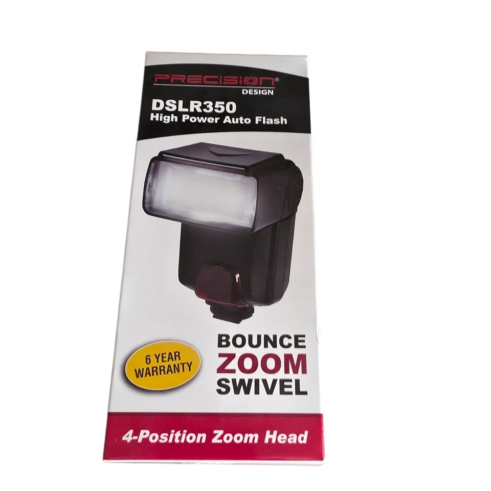 Precision Design DSLR350 Flash + PD-LED35 LED Video Light for Camera Camcorder D - Image 4 of 4