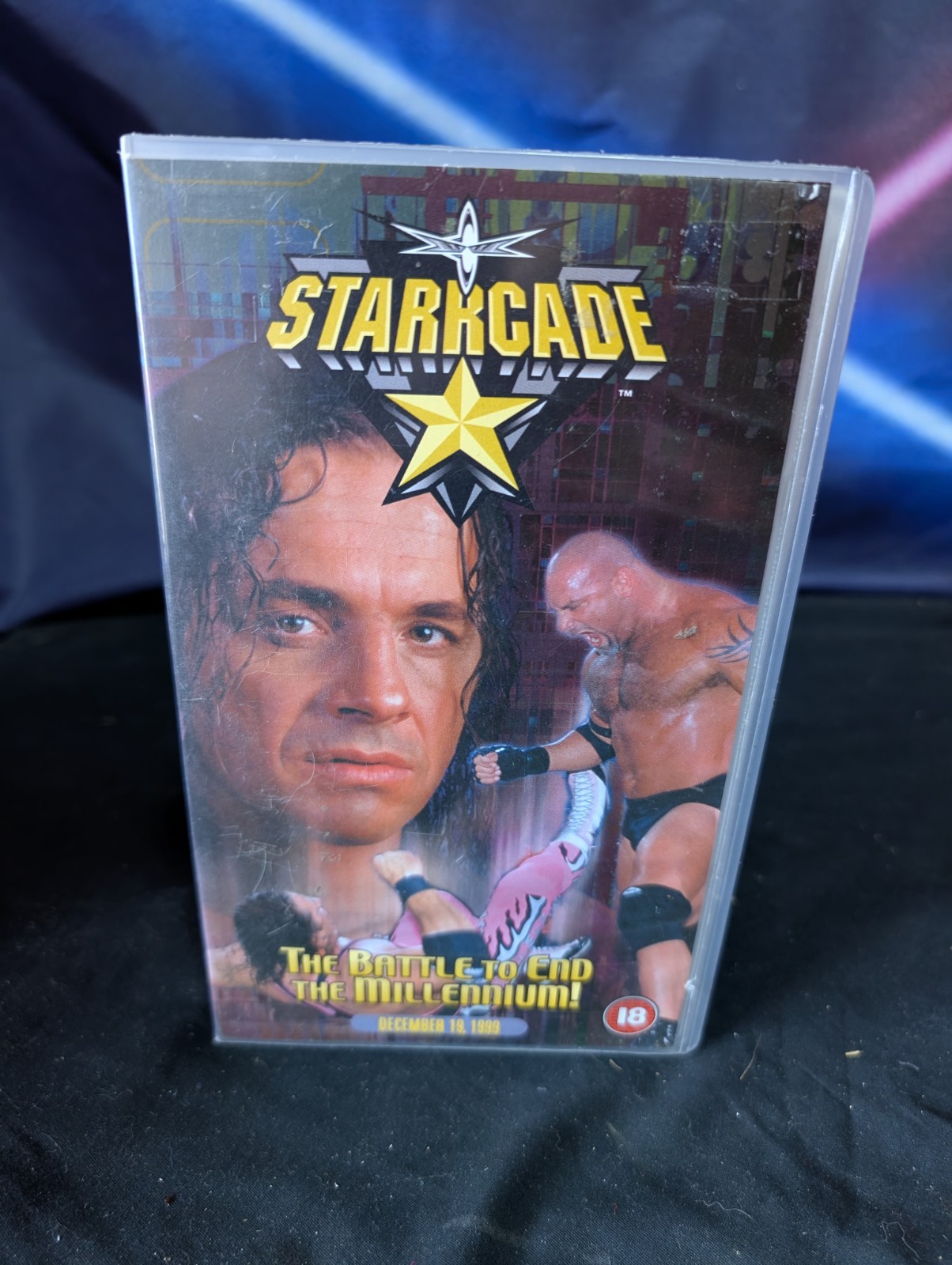 WCW Starrcade 1999 99 VHS Tape Wrestling Video WWE WWF Brett Hart Goldberg 