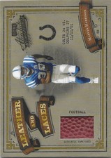 MARVIN HARRISON 2003 Playoff Absolute Memorabilia Leather and Laces 237/250