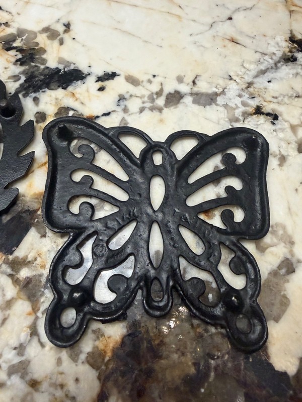 Cast Iron Trivet Spoon Rest Pot Rest Butterfly Shapped Pot Rest Spoon Rest 