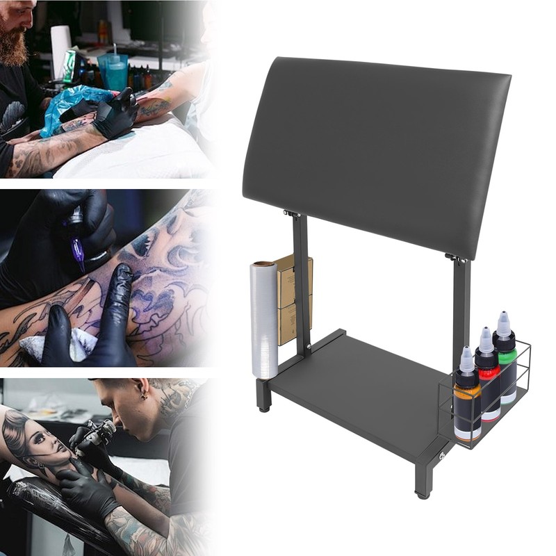 Tattoo Arm Rest Height Adjustable 27"x15" w/Soft Pad Large Tattoo Arm Rest Stand