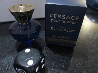 Versace Dylan Blue Pour Femme EDP Mini Splash DABB 5ml 0.17oz Travel NIB,sexy!