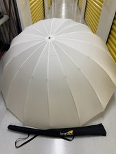 Impact White Translucent Parabolic Studio Umb...