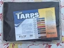 8x10 Brown Super Heavy Duty Waterproof Poly Tarp - ATV Woodpile Roof Cover