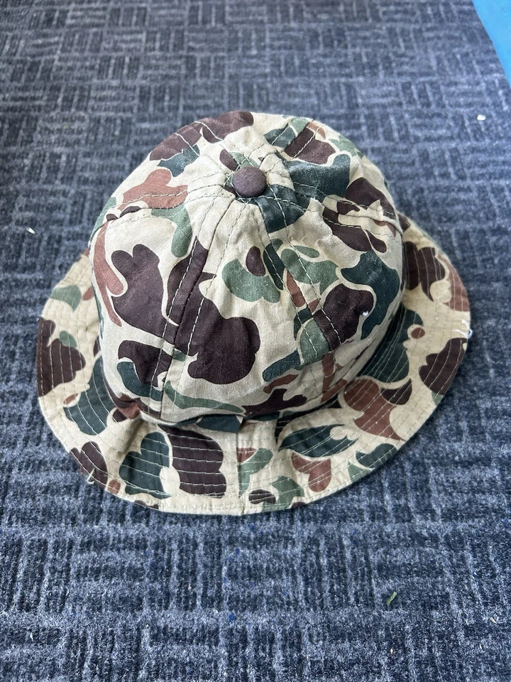 Sombrero cubo camuflaje a prueba de agua vintage de marines talla grande Foto 2 de 4