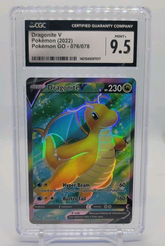 Dragonite V graded CGC 9.5 for sale on eBay