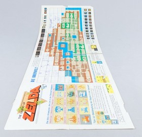 Nintendo NES *The Legend of Zelda* OVP CIB Karte PAL B ZL-NOE +