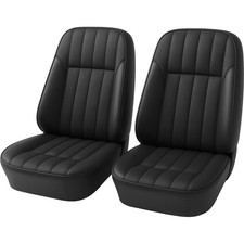 1968-69 Firebird Front Bucket Seat Upholstery Set Custom Interior Black 1968-69 Firebird Front Bucket Seat Upholstery Set Custom Interior Black