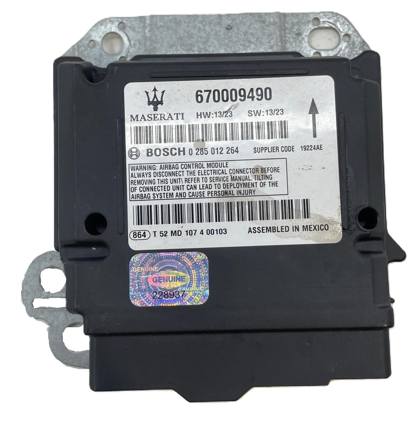 2014-2017 Maserati Quattroporte Diagnostic Computer Control Module OEM 670009490