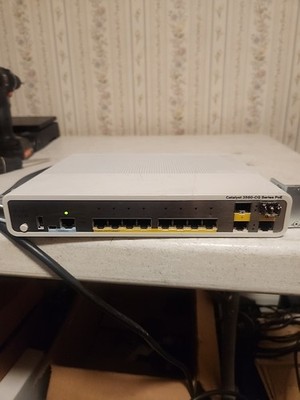 Cisco WS-C3560CG-8PC-S CATALYST 3560C SWITCH /w Rackmount Ears