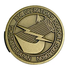 374 Yokota AB Japan Operations Support Squadron Challenge Coin OSSOME 459 36 OSS
