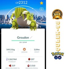 PoK Mon Go - Shiny Groudon Tokyo.Japan BG Go Fest 2026 - Trade registered