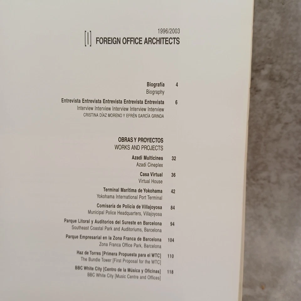 El Croquis 115/116 Foreign Office Architects :FOA:Farshid Moussavi :Alejandro Za - Image 3 of 4