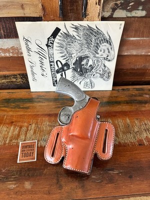 Alfonso's Plain Brown F60 Lined Holster For Colt Python L Frame 686 2.5'' Open #1