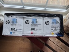 HP Laserjet Genuine 202X Color Toner Cartridge High Yield Cyan Yellow Magenta