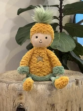 Jellycat Perkies Perky Pineapple Top Princess Doll Jelly Cat Plush