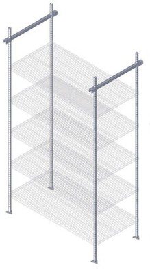 Quantum Storage Systems - Ttk-c24 - Overhead Track 24in Intermediate End Kit