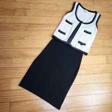 CHANEL One Piece Setup Vest Summer Knit