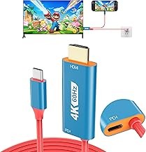 Switch 2 TV Adapter Docking Station, 4K 60Hz 18 Gbps USB C to HDMI 2.0 Adapter f