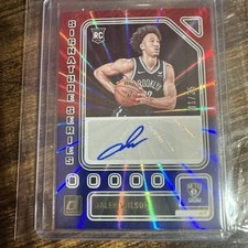 2023 Panini Donruss Signature series Jalen Wilson SS-WIL  1/25