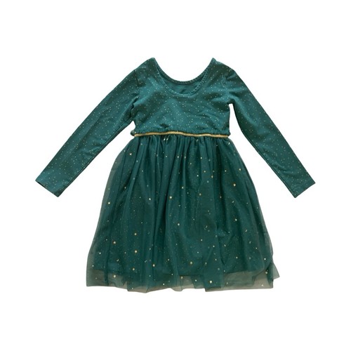 Hanna Andersson Shimmer Star Tulle Dress 6/7 - Picture 3 of 5