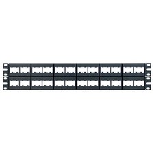 PANDUIT CPP48WBLY Patch Panel,Mini-Com,Rack Mt,48 Port 5ZVY1