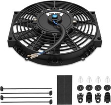 10" Universal Electric Slim Radiator Fan - High Performance Cooling System